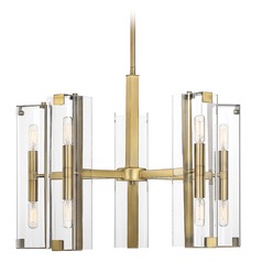 Winfield Warm Brass Chandelier by Savoy House