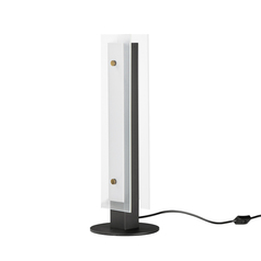 Spectre 20-Inch LED Table Lamp in Black & Brass by Maxim Lighting