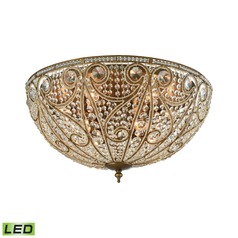 Elk Lighting Elizabethan Dark Bronze LED Flushmount Light