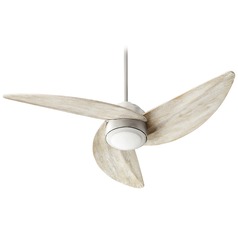 Trinity 52-Inch LED Fan in Satin Nickel by Quorum Lighting