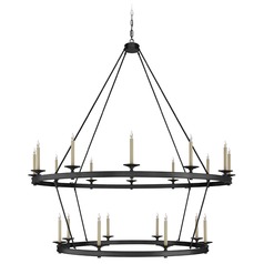 Chapman & Myers Launceton XXL Chandelier in Bronze by Visual Comfort Signature