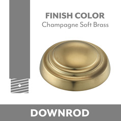 Minka Aire Champagne Soft Brass Fan Downrod