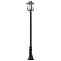 Bayland Oil Rubbed Bronze Post Light by Z-Lite