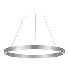 Fiama 24-Inch 3000K LED Pendant in Nickel by Visual Comfort Modern