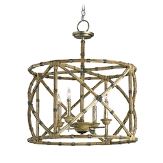 Modern Pendant Light in Pyrite Bronze Finish