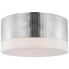 Thomas OBrien Ace 12-Inch LED Flush Mount in Nickel by VC Signature