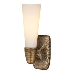 Currey and Company Bonaz Antique Brass LED Sconce