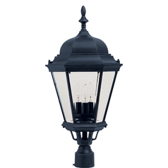 Westlake Black Post Light by Maxim Lighting