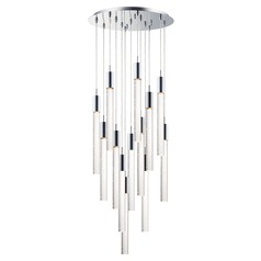 Big Fizz 13-Light LED Pendant in Polished Chrome by ET2 Lighting