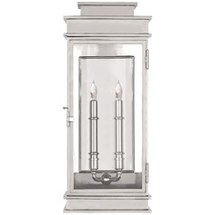 E.F. Chapman Linear Tall Indoor Lantern in Nickel by Visual Comfort Signature