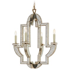 Niermann Weeks Lido Chandelier in Antique Mirror by Visual Comfort Signature