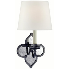 Visual Comfort Signature Collection Alexa Hampton Lana Gun Metal Sconce