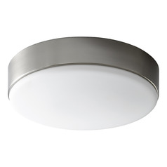 Journey 14-Inch LED Flush Mount in Satin Nickel by Oxygen Lighting