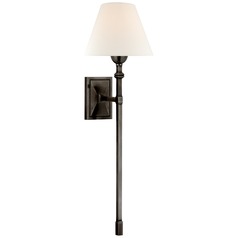 Alexa Hampton Jane Tail Sconce in Gun Metal by Visual Comfort Signature