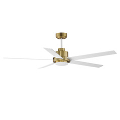 Daisy Natural Aged Brass LED Ceiling Fan by Maxim Lighting
