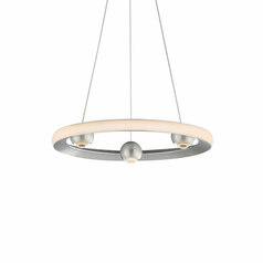 Nodes 5CCT LED Pendant in Brushed Aluminum by ET2 Lighting
