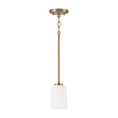 Lawson Mini Pendant in Aged Brass by HomePlace by Capital Lighting