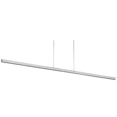 Visual Comfort Modern Collection Stagger Polished Stainless Steel LED Island Light