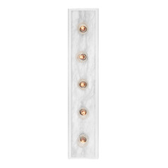 Currey and Company Berdine Natural & Polished Nickel Bathroom Light