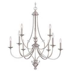 Savannah Row Brushed Nickel Chandelier by Minka Lavery