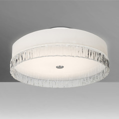 Besa Lighting Paco 19 White LED Flushmount Light