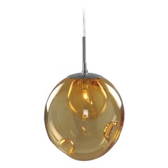 Meteor Chrome Mini Pendant by Kalco Lighting