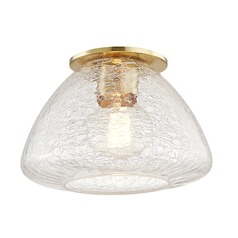 Maya Aged Brass Flush Mount by Mitzi by Hudson Valley