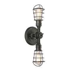 Conduit Old Silver Sconce by Troy Lighting
