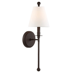 Riverdale 14.5-Inch Wall Sconce in Dark Bronze by Crystorama Lighting