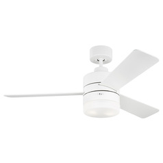 Era 44 LED Midnight Black LED Ceiling Fan by Generation Lighting Fan Collection