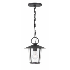 Andover 11-Inch Outdoor Lantern in Black by Crystorama Lighting