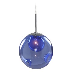 Meteor Chrome Mini Pendant by Kalco Lighting