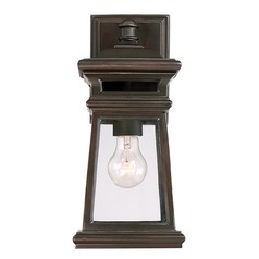 Taylor 14-Inch Outdoor Wall Light in English Bronze by Savoy House