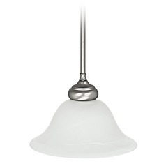 Samuel Matte Nickel Mini Pendant by Capital Lighting