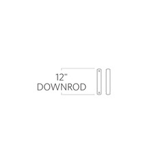 Visual Comfort Fan Collection Universal Downrod Koa Fan Downrod