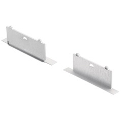 TE Pro Series In-Wall Mud-In Extra-Wide Deep Depth Channel End Cap by Kichler Lighting