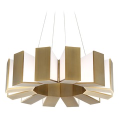 Chronos Aged Brass LED Pendant by Modern Forms