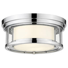 Willow Chrome Flush Mount by Z-Lite