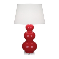 Triple Gourd Table Lamp by Robert Abbey