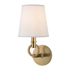 Malibu Aged Brass Sconce by Hudson Valley Lighting