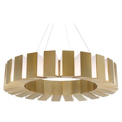 Chronos Aged Brass LED Pendant by Modern Forms