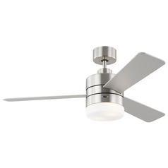 Era 44 LED Matte White LED Ceiling Fan by Generation Lighting Fan Collection