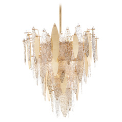 Maxim Lighting Majestic Gold Leaf Chandelier
