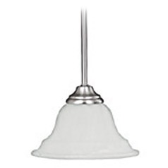 Chandler 8-Inch Mini Pendant in Matte Nickel by Capital Lighting