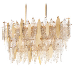 Maxim Lighting Majestic Gold Leaf Island Light