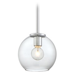 Exposed Mini Pendant in Chrome by George Kovacs