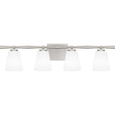 Brindley Brushed Nickel Bathroom Light by Quoizel Lighting