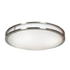 Solero Brushed Steel LED Flush Mount by Access Lighting