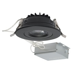 12W LED Direct Wire Downlight Gimbaled 4-Inch 3000K 120V Dimmable by Satco Lighting