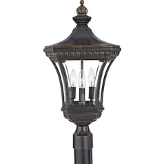 Devon Post Light in Imperial Bronze by Quoizel Lighting